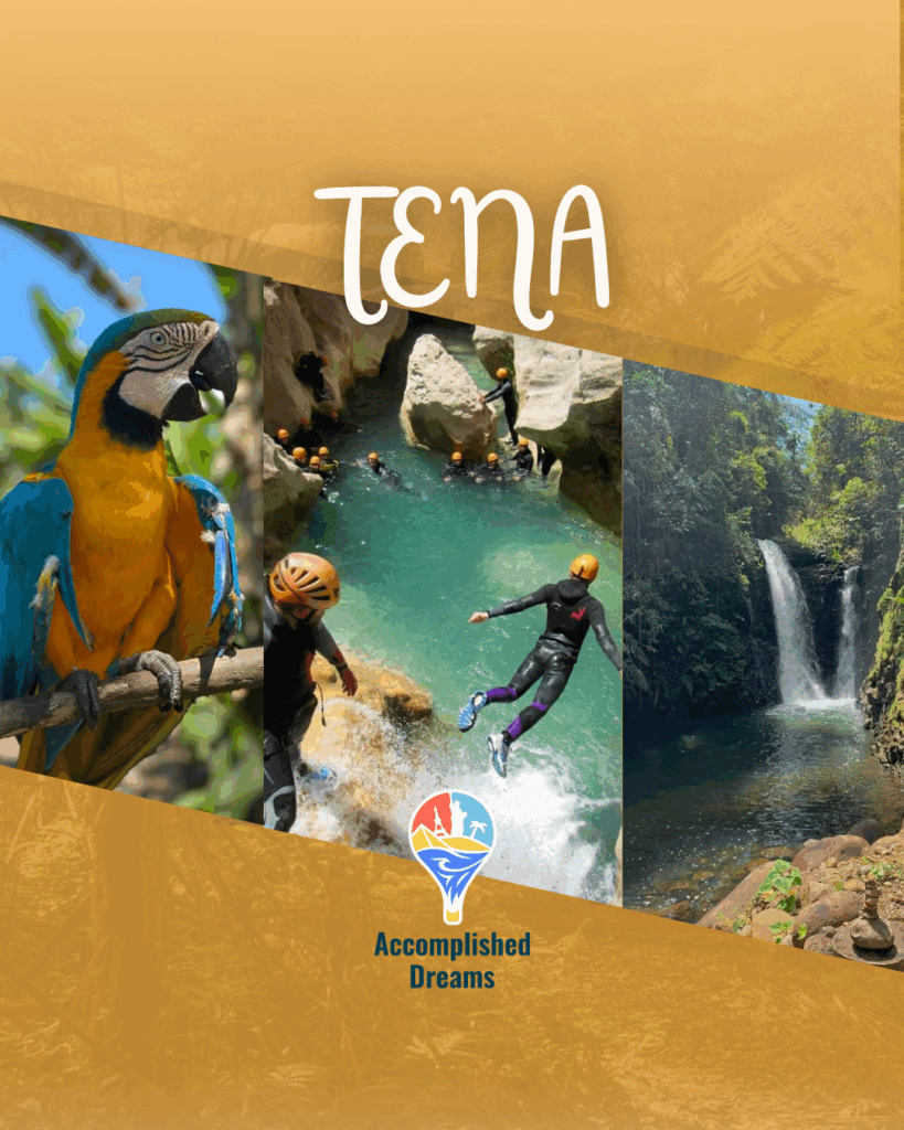Naturaleza pura, cultura ancestral y aventura en el corazón de la Amazonía. 
🌿 Tena te espera